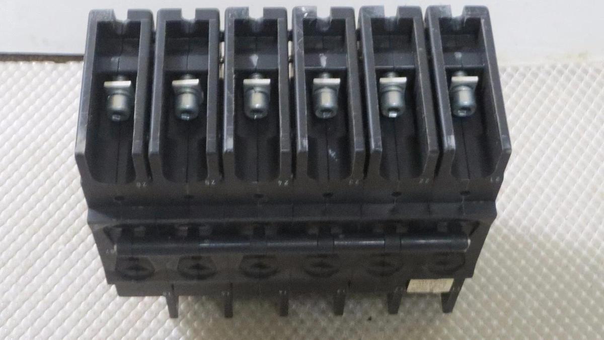 Used AIRPAX 6 POLE BREAKER 240 VAC 67 AMP 77 AMP TRIP 219-3-2600-432 HH83XB432-B
