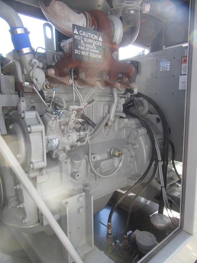 Used 50 KW DIESEL GENERATOR MTU 120/240 V JOHN DEERE SOUND ENCLOSED 499 HRS VIDEO