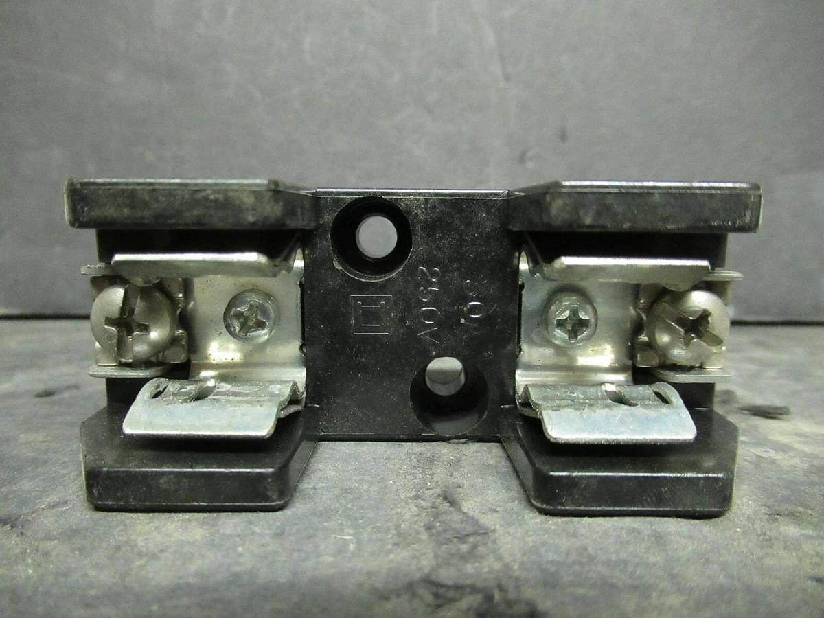 Used LOT OF 4 SQUARE D FUSE HOLDER 9080 PF-1 FOR 30 AMP 250 V CLASS H FUSES ONLY