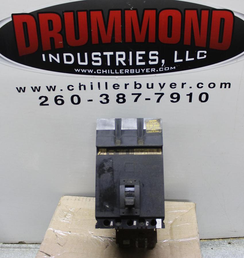 Used SQUARE D I-LINE CIRCUIT BREAKER FA34090 90 AMP 480 VAC 3-POLE