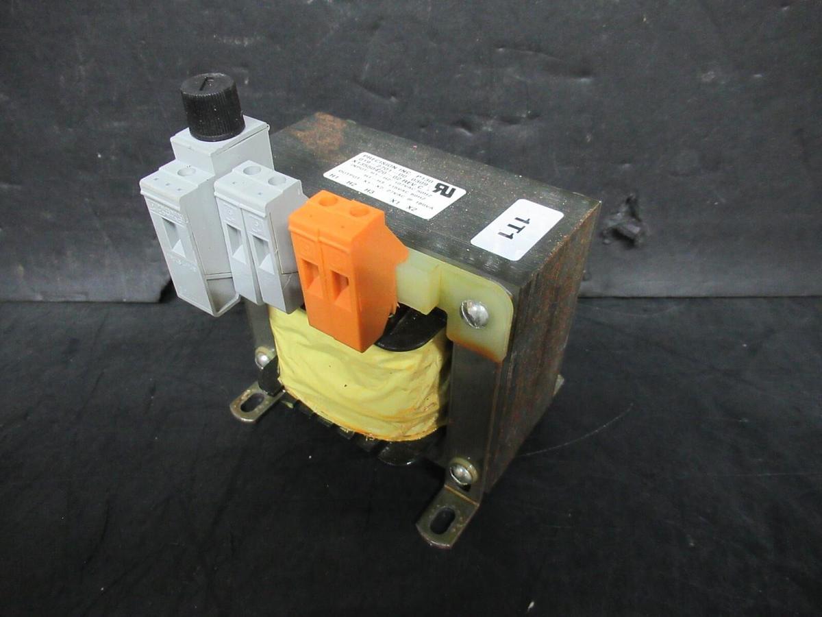 Used PRECISION TRANSFORMER 019-2701-00 X13550420-02 REV. C PRI: 107/115 V SEC: 27 V