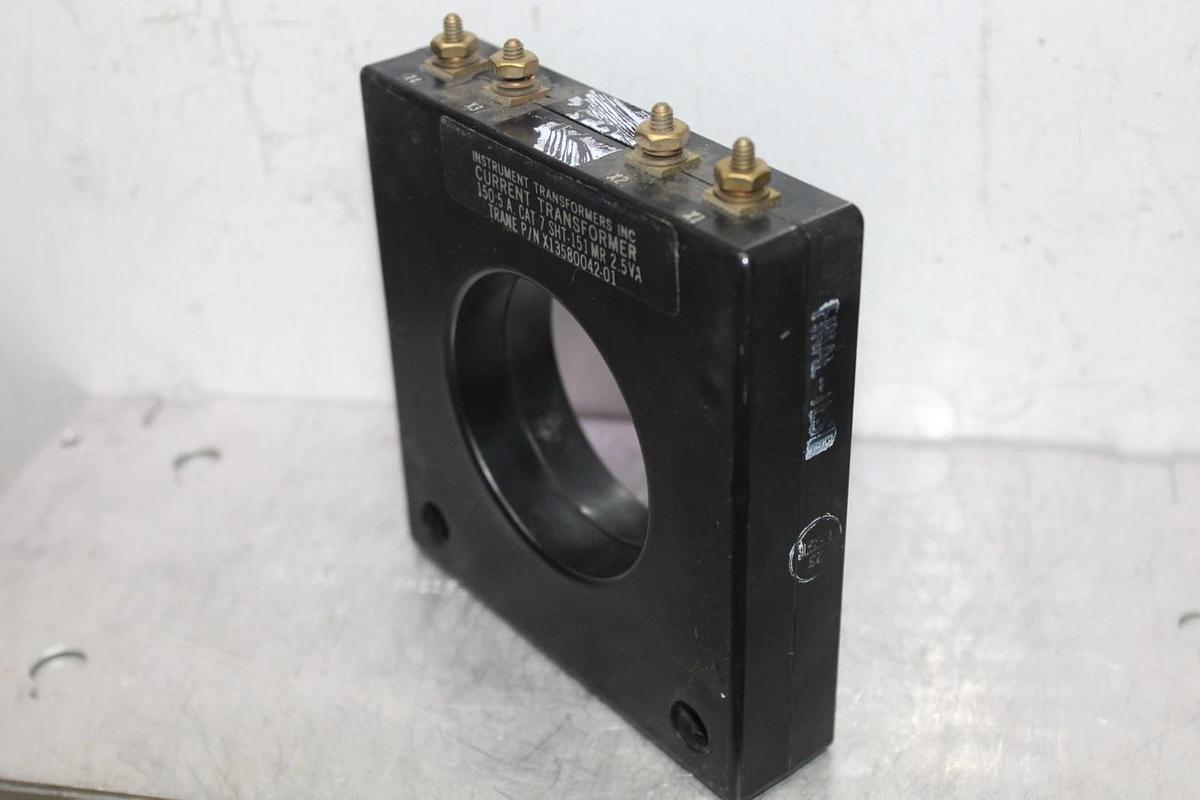 Used INSTRUMENT CURRENT TRANSFORMER X13580042-01 7-SHT-151 150:5 2.5VA **WARRANTY**