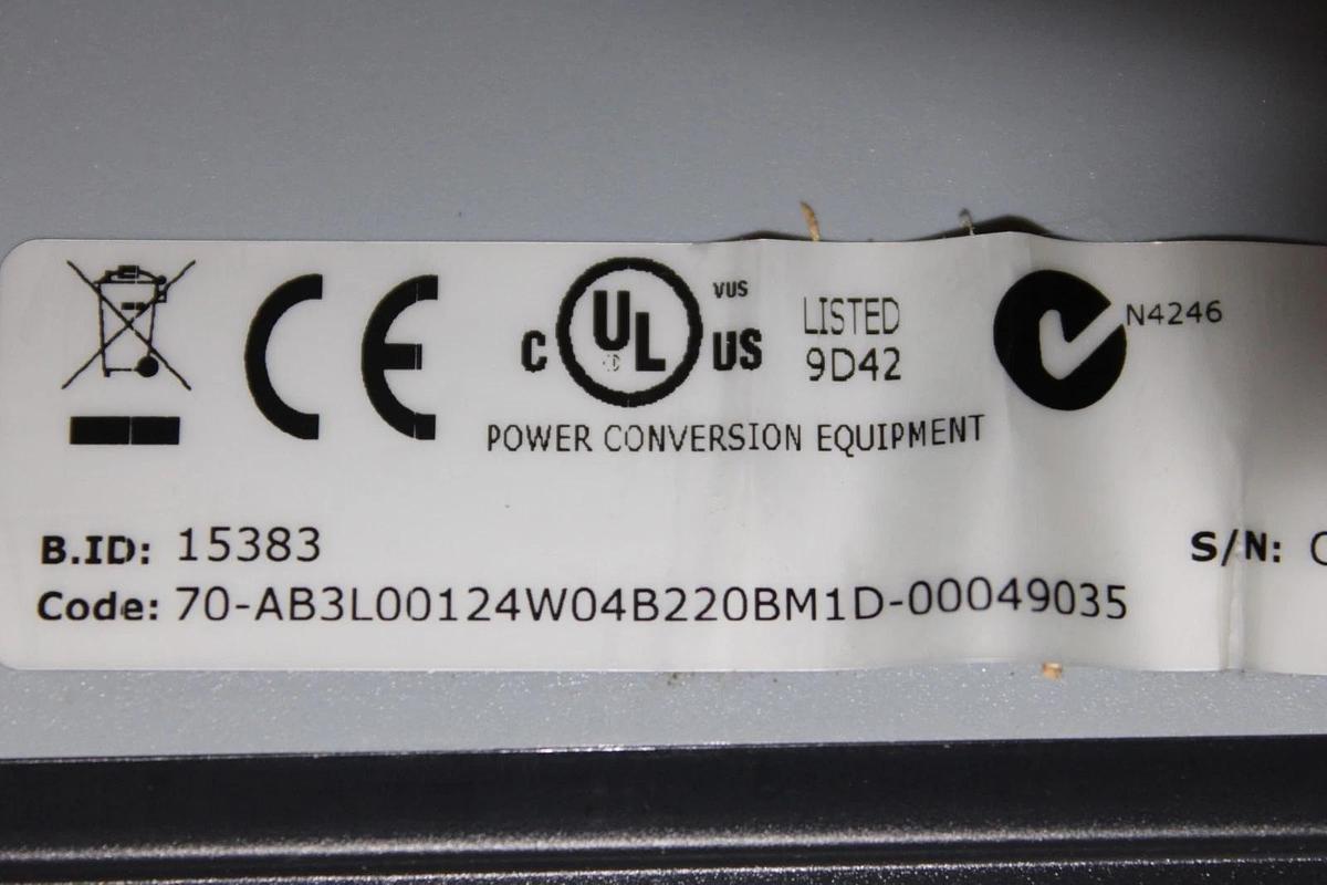 Used EATON H-MAX VARIABLE FREQUENCY DRIVE HMX34AG01221-N NEMA 1 5.5 KW 7.5 HP