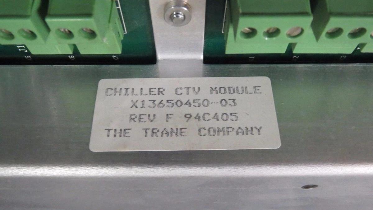 Used TRANE CHILLER CTV MODULE X13650450-03 REV F **WARRANTY INCLUDED**