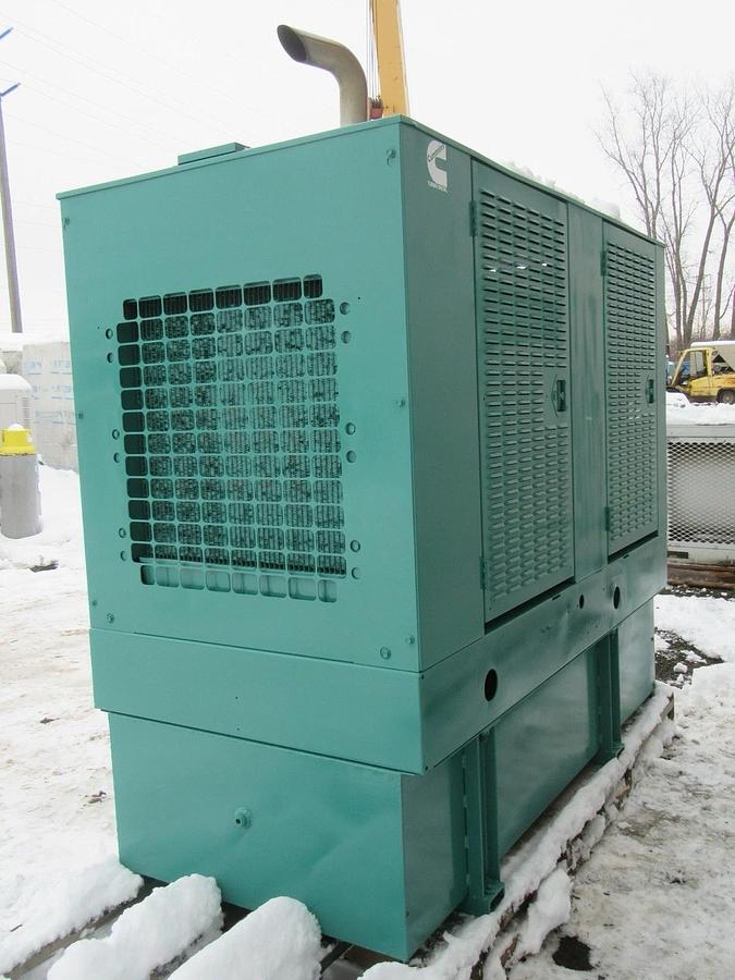 Used 40 KW 50 KW DIESEL GENERATOR CUMMINS 120/240V B3.9-G1 RECONNECTABLE VIDEO