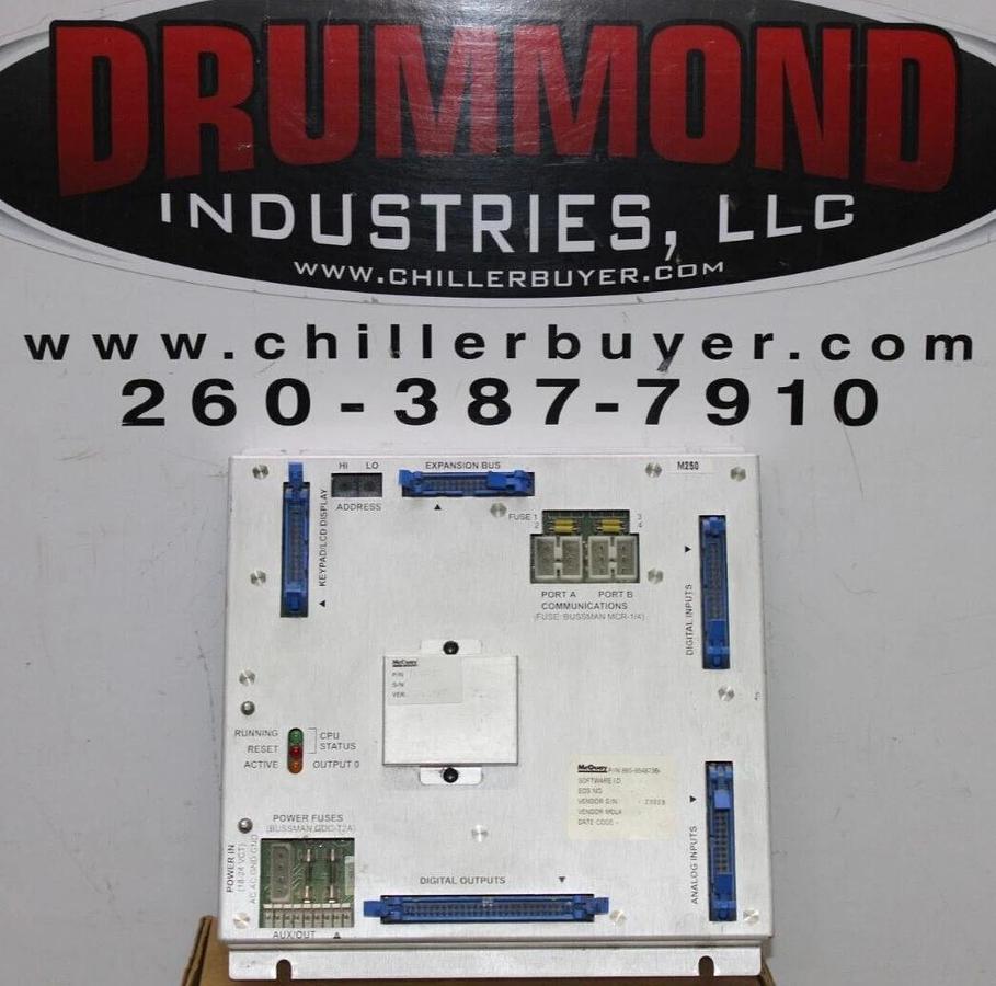 Used MCQUAY CHILLER CONTROL MODULE 860-654873B-10 005-000280-11 REV. G