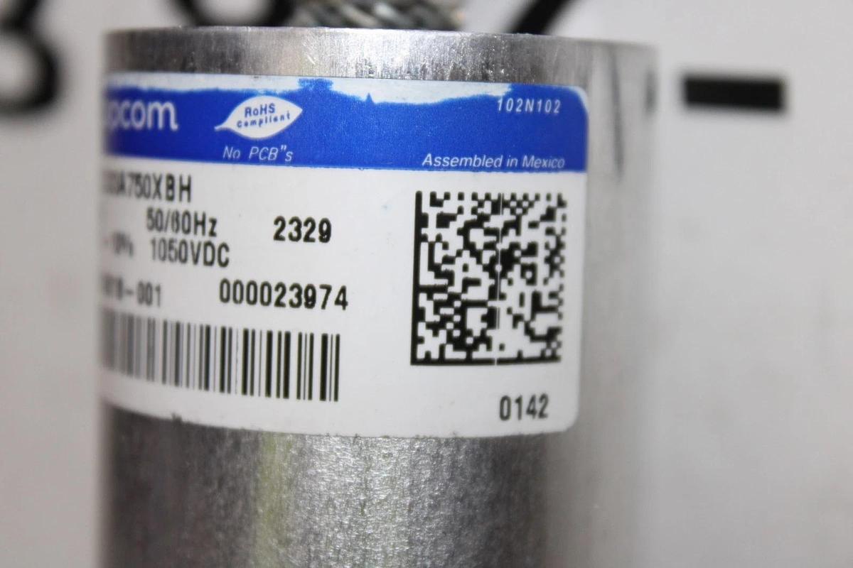 Used CAPCOM CAPACITOR 24DC033A750XBH 3.3 uF ±10% 1050 VDC 50/60 HZ **WARRANTY**