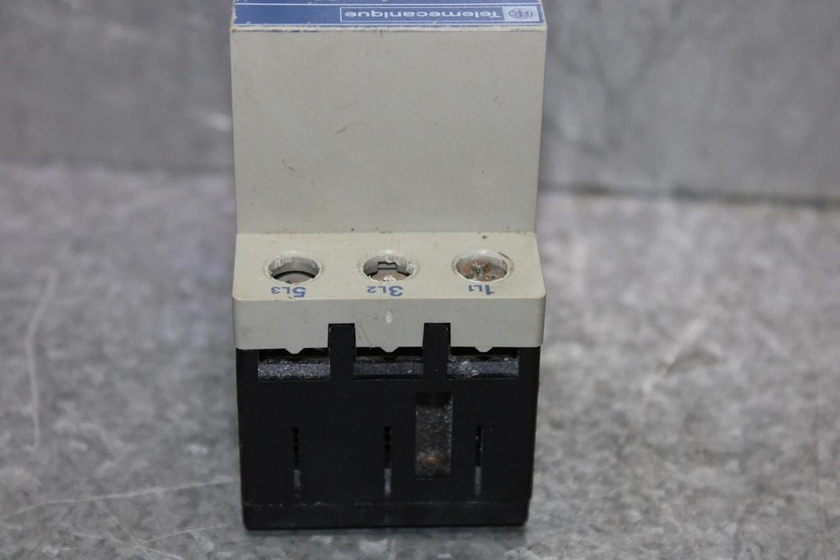Used TELEMECANIQUE MANUAL MOTOR STARTER GV1-M10 4-6 AMP 600 VAC 3 HP 50/60 HZ