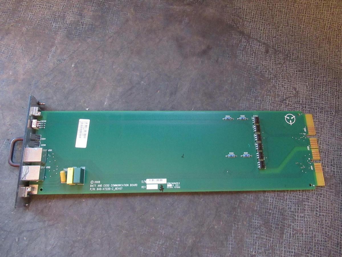 Used APC BATT AND EXSG COMMUNICATION BOARD 640-4722D-Z REV 07 **WARRANTY INCLUDED**
