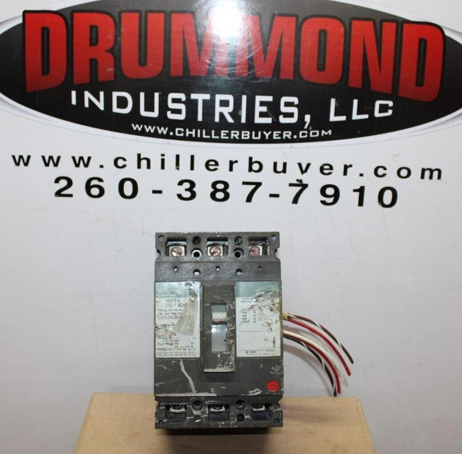 Used GE CIRCUIT BREAKER TED136100 100 AMP 3-POLE 600 VAC *WARRANTY INCLUDED*