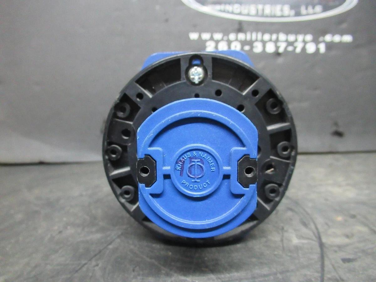 Used KRAUS + NAIMER C125-6 + CAD-11 GENERAL PURPOSE ROTARY CAM SWITCH 600 VAC 150 AMP