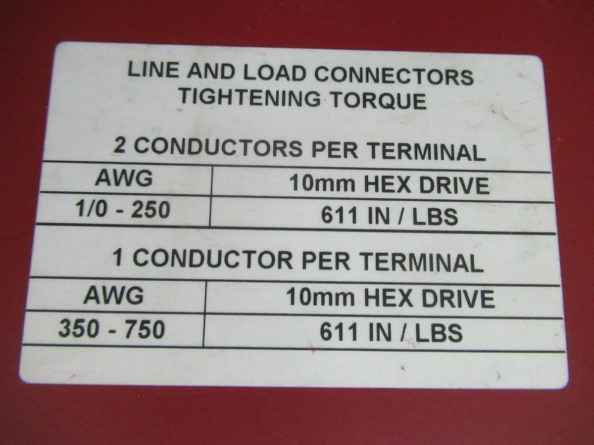 Used CONTROL CONCEPTS SCR POWER CONTROLLER FUSION-ZC 24-600 VAC 500 AMP SINGLE PHASE