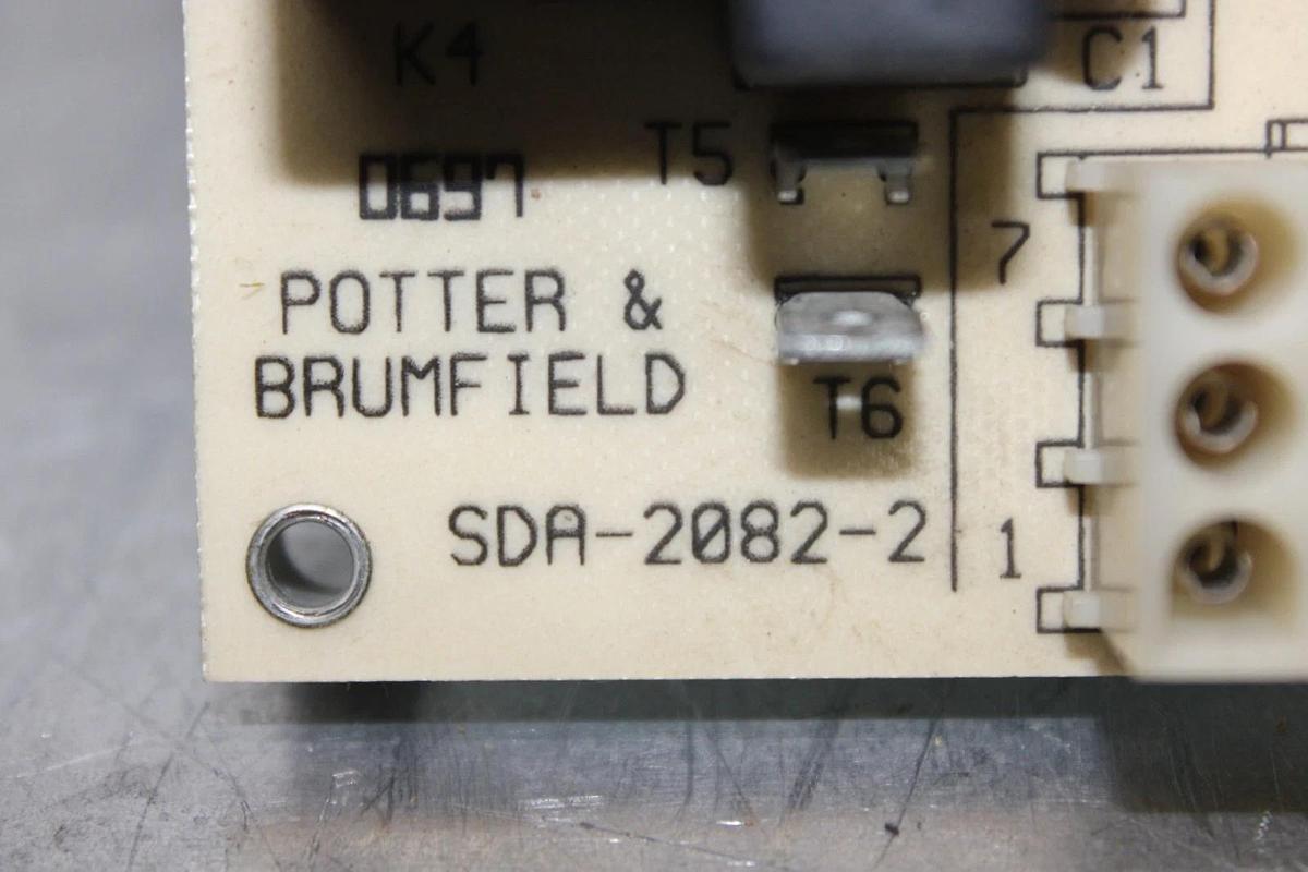 Used POTTER & BRUMFIELD RELAY CIRCUIT BOARD SDA-2082-2 HK35AA003 **WARRANTY**