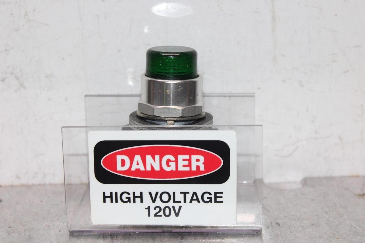 Used ALLEN BRADLEY PUSH BUTTON CONTACT BLOCK 800T-QTH10G 120 VOLT **WARRANTY**