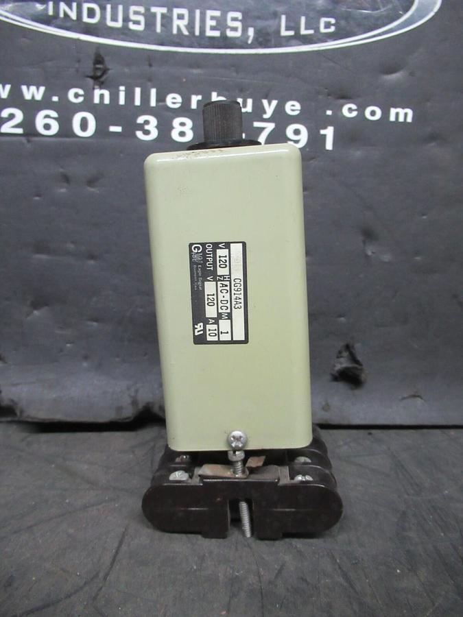 Used GW EAGLE SIGNAL 1-60 SECONDS TIMER CG914A3 120 VOLT AC/DC 10 AMP **WARRANTY**