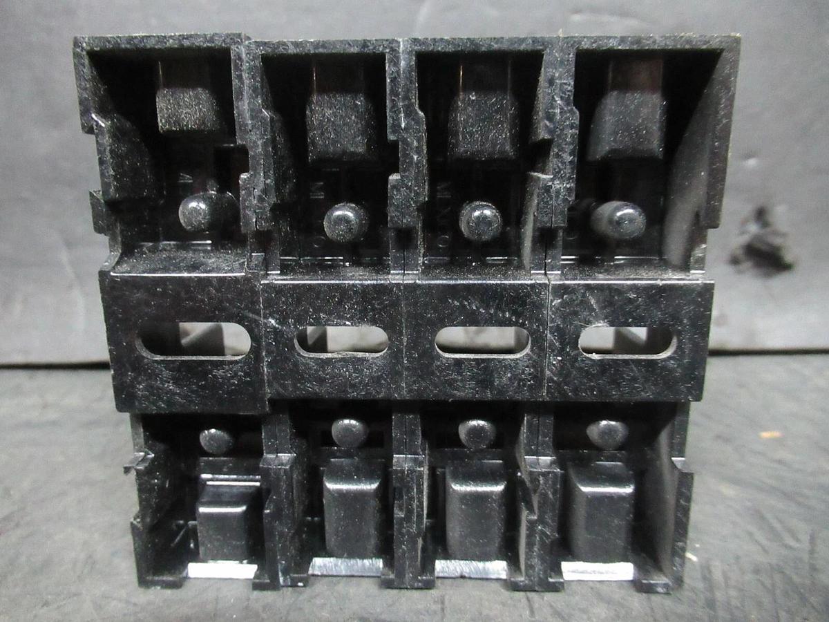 Used FERRAZ SHAWMUT 3032GE-MEB FUSE HOLDER 4-POLE 600 VAC 30 AMP CLASS CC/H/K