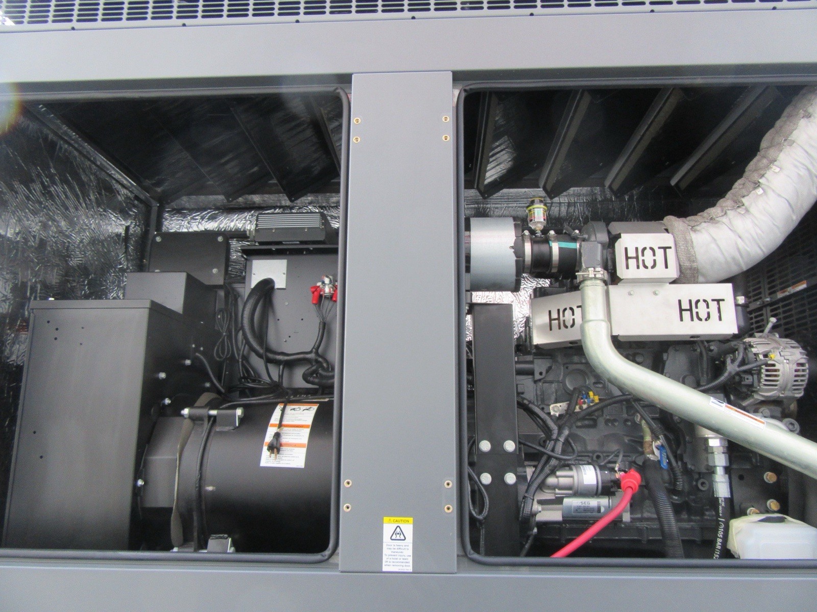 Used 80 KW DIESEL GENERATOR GENERAC 120/240V FPT BRAND NEW SOUND ENCLOSED VIDEO 50 KW