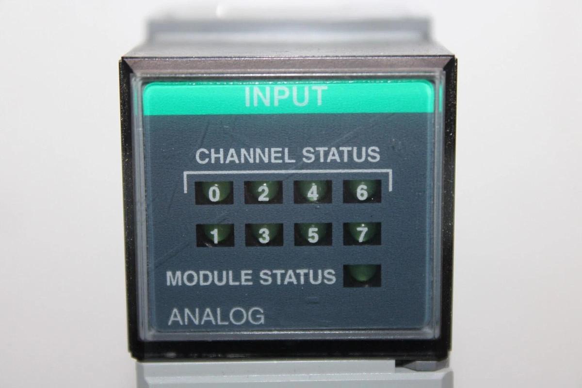 Used ALLEN BRADLEY SLC-500 ANALOG INPUT MODULE 1746-NI8 SER. A REV. C FRN. 2