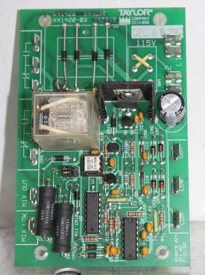 Used TAYLOR ICE CREAM MACHINE CIRCUIT BOARD X41420-03 X44806 X47319 *WARRANTY*