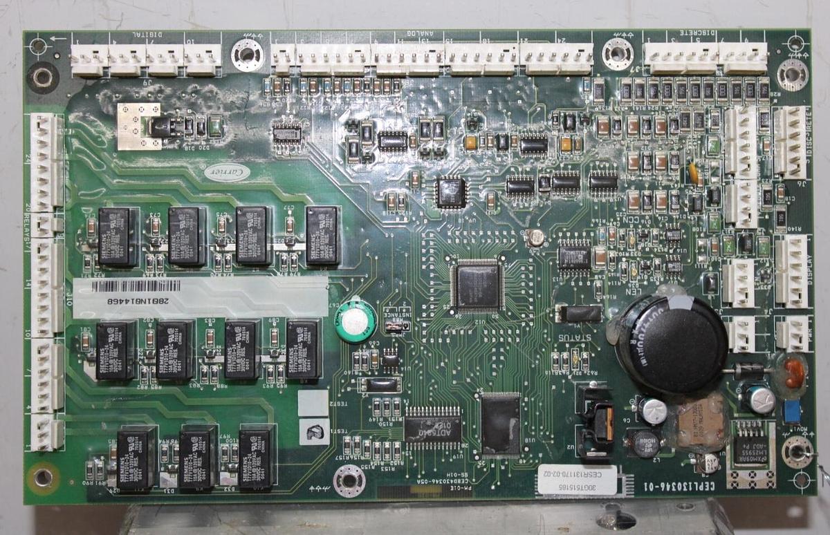 Used CARRIER CONTROL CIRCUIT BOARD CEPL130346-01 30GT515185 CESR131170-02-02