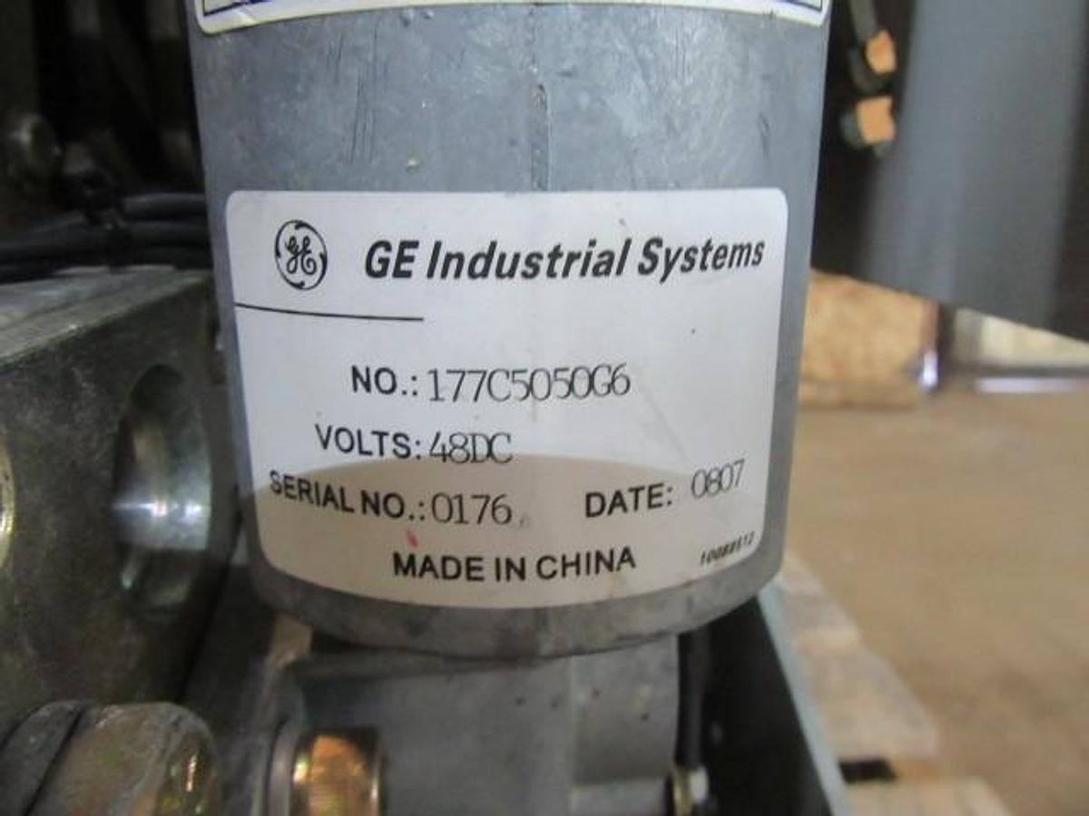 Used GE AKR 4000 AMP BREAKER AKR-8D-100 MICRO VERSA TRIP A440LSGMR 4000A GROUND LSG