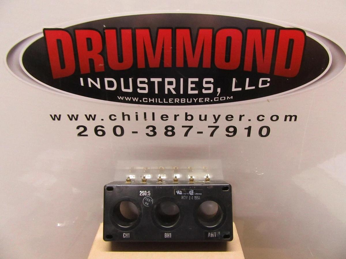 Used WESTINGHOUSE CURRENT TRANSFORMER 209A37H04 3P81-251 250:5A 50-400 HZ