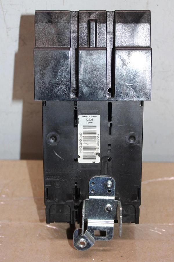 Used SQUARE D POWERPACT I-LINE CIRCUIT BREAKER HGA36060 60 AMP 600 VAC 3-POLE