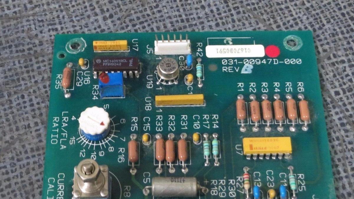 Used YORK CURRENT CONTROL CM-2 CIRCUIT BOARD MODEL 031-00947D-000 REV B **WARRANTY**