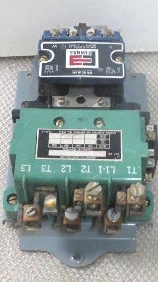 Used FURNAS STARTER SIZE 4 120 AMP 600V W/ DUAL VOLTAGE 120/240 VAC #42HB32AAD8X111