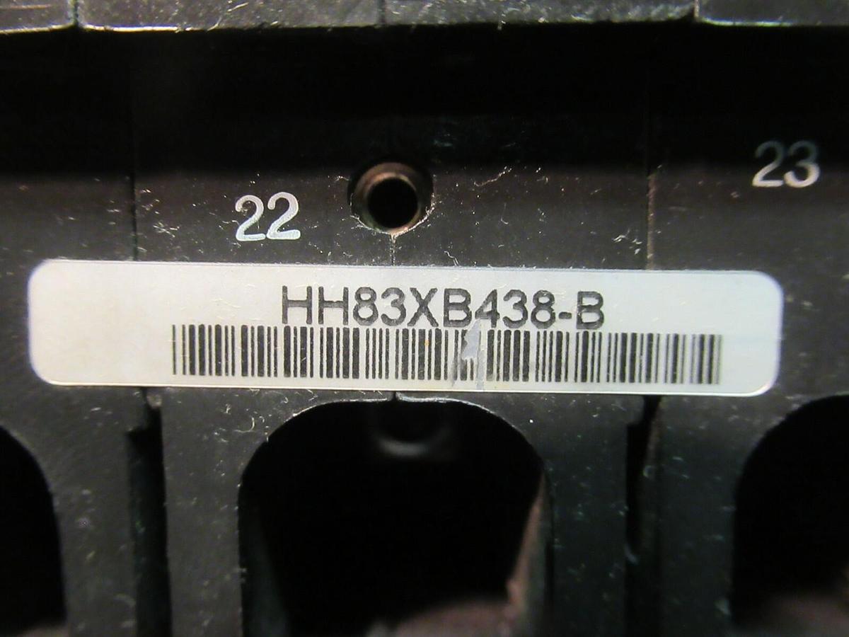 Used AIRPAX 3 POLE 23 AMP BREAKER 600 VAC 219-3-2600-438 TRIP 27 AMPS HH83XB438-B