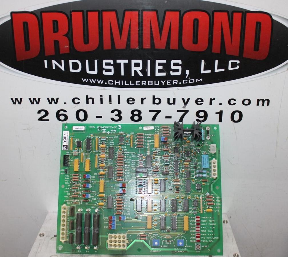 Used YORK HVAC CHILLER LOGIC CONTROLLER 031-00936-003 REV. I **WARRANTY**