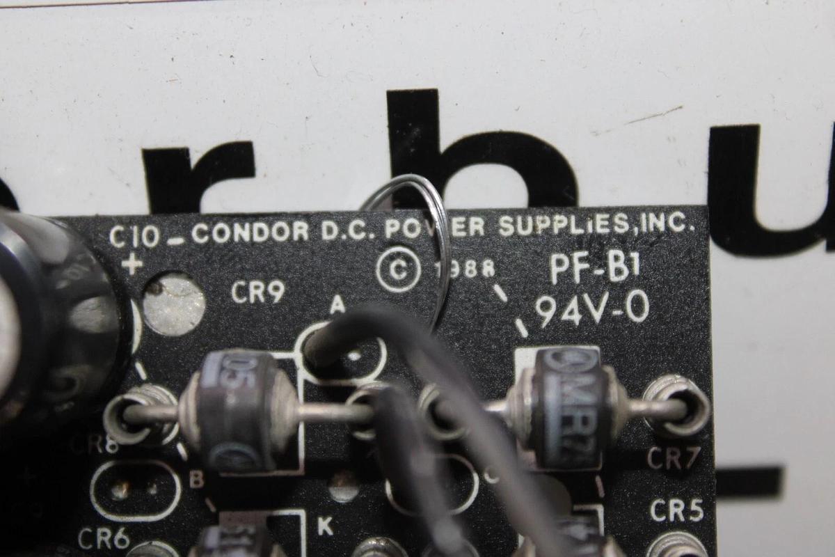 Used CONDOR DC POWER SUPPLIES 02-31807-0001 REV. X1 **WARRANTY INCLUDED**