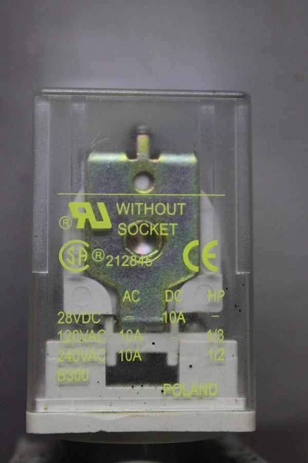 Used SQUARE D RELAY 8501KP12V20 120 VOLT 50/60 HZ 10 AMP **WARRANTY**