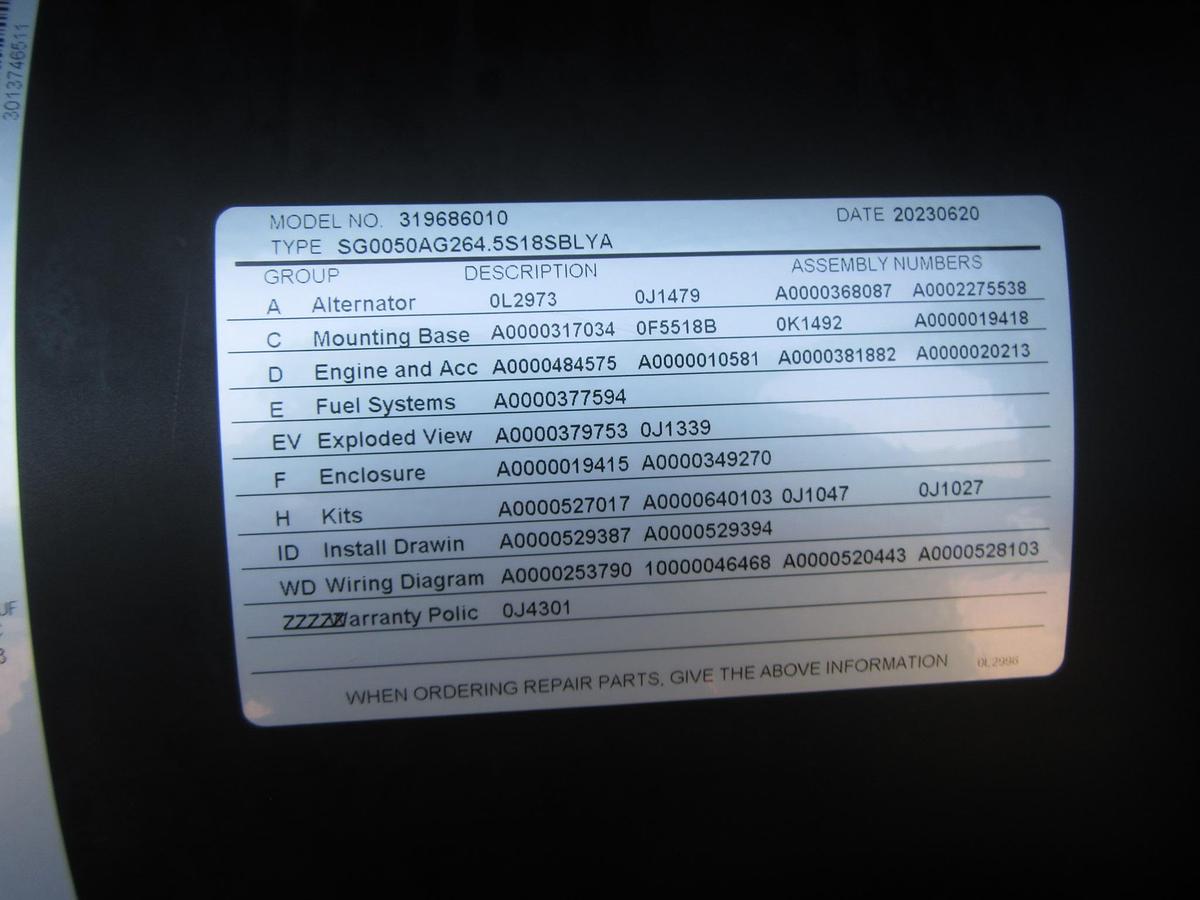 NEW 48 KW GENERATOR NATURAL GAS GENERAC 120/240V  SOUND ENCLOSED VIDEO 50 KW