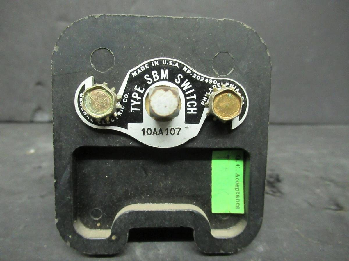 Used GENERAL ELECTRIC BREAKER CONTROL SBM TRANSFER SWITCH NP-20492-A