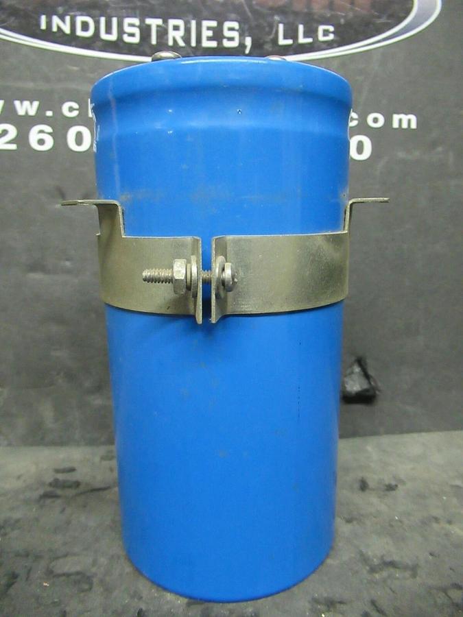 Used PHILLIPS 023-000188-0242 2400 uF 450 VDC CAPACITOR W/ BAND 3186GH242T450AHA