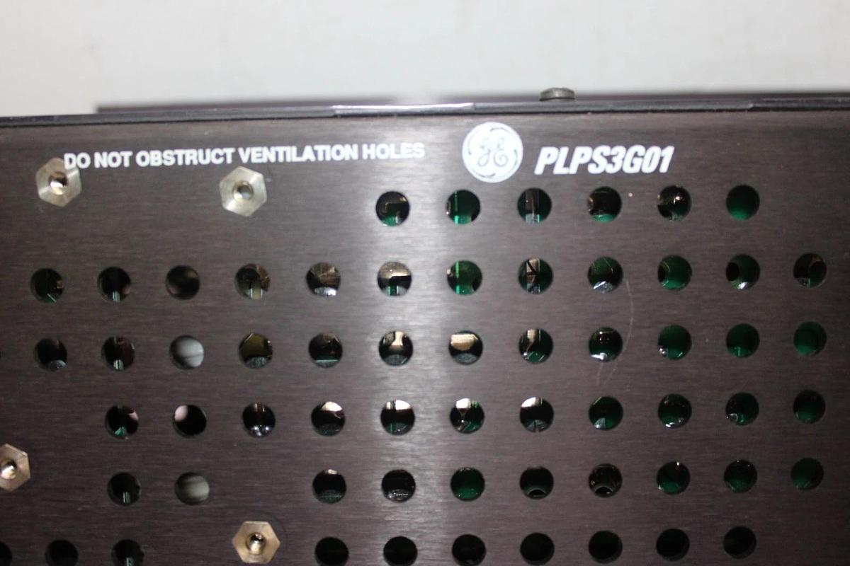 Used GENERAL ELECTRIC POWER SUPPLY UNIT PLPS3G01 36-72 VDC 3-6 AMP PG418