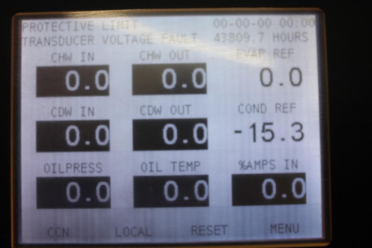 Used CARRIER COMFORT NETWROK CHILLER CONTROL INTERFACE DISPLAY 19XR04031552-19XRV