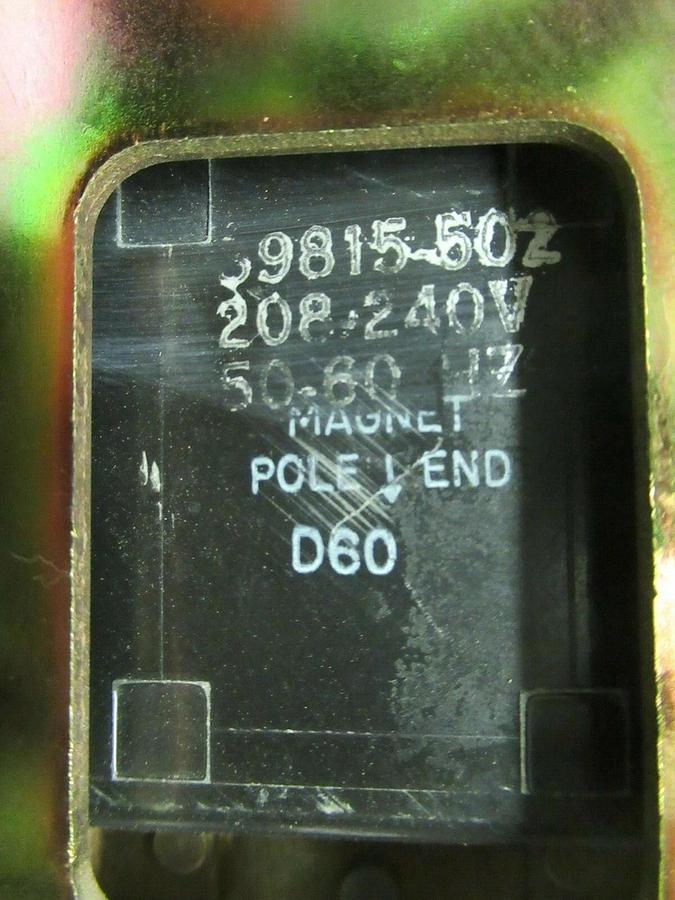 Used ONAN MULTI-SPEED CONTACTOR 39815-50Z 208/240 VOLT COIL