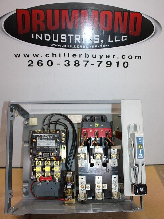 Used SQUARE D MOTOR CONTROL BUCKET MCC 8998-NC-403 NEMA 1 12" W/ 8536-SCO-3