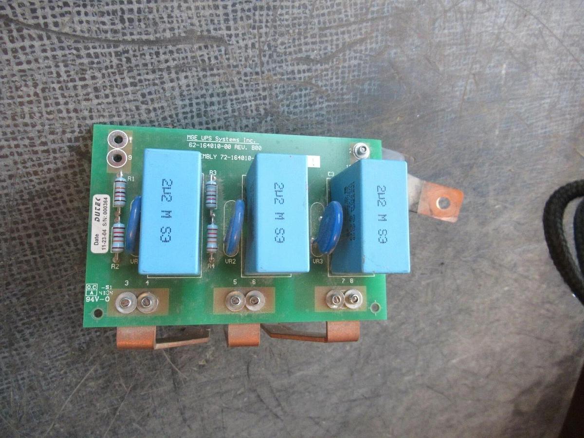 Used MGE UPS CIRCUIT BOARD 62-164010-00 REV B00 **WARRANTY INCLUDED**
