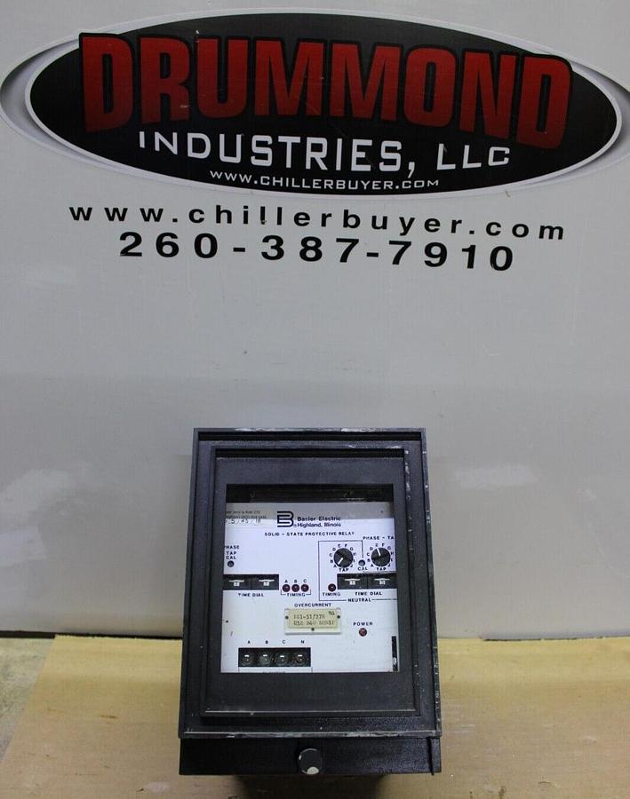 Used BASLER ELECTRIC OVERCURRENT SOLID STATE PROTECTIVE RELAY BE1-51/27R