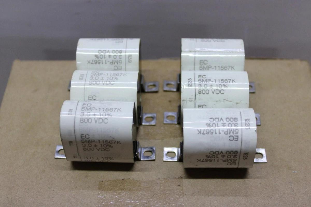 Used LOT OF 6 EC 5MP-11567K 800 VDC 3.0 ± 10% **WARRANTY INCLUDED**