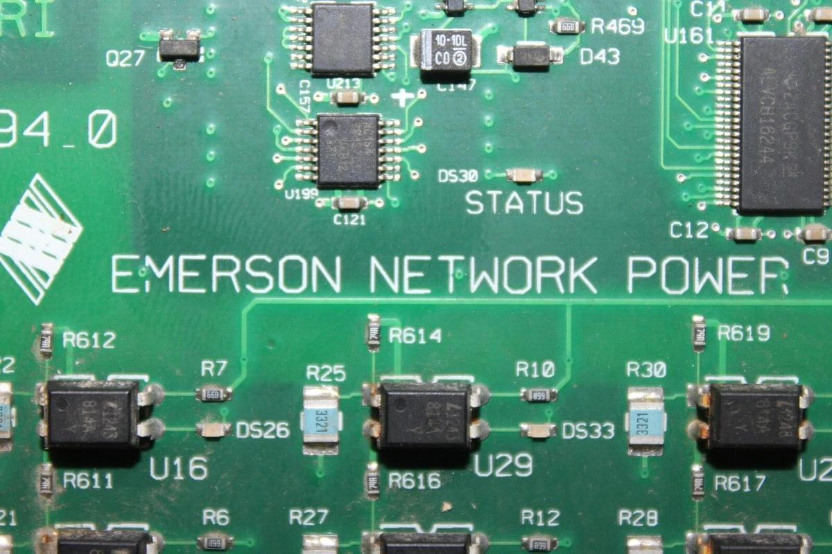 Used EMERSON NETWORK POWER CIRCUIT BOARD 416761G3 REV. 4 **WARRANTY INCLUDED**