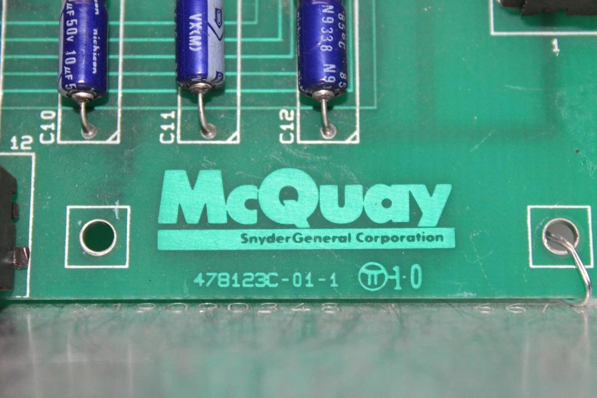 Used MCQUAY DAUGHTER CIRCUIT BOARD 860-478123C-01-B 478123C-01-1 **WARRANTY**