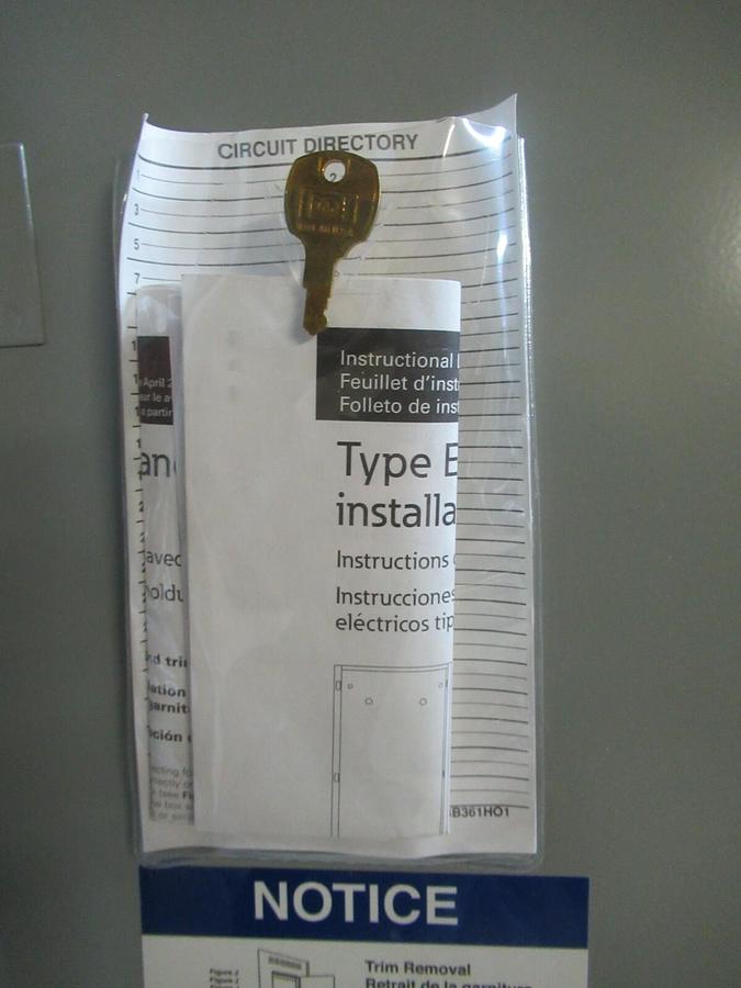 Used NEW SURPLUS CUTLER HAMMER / EATON EZ PANEL DOOR 20" X 43.5" *WARRANTY INCLUDED*
