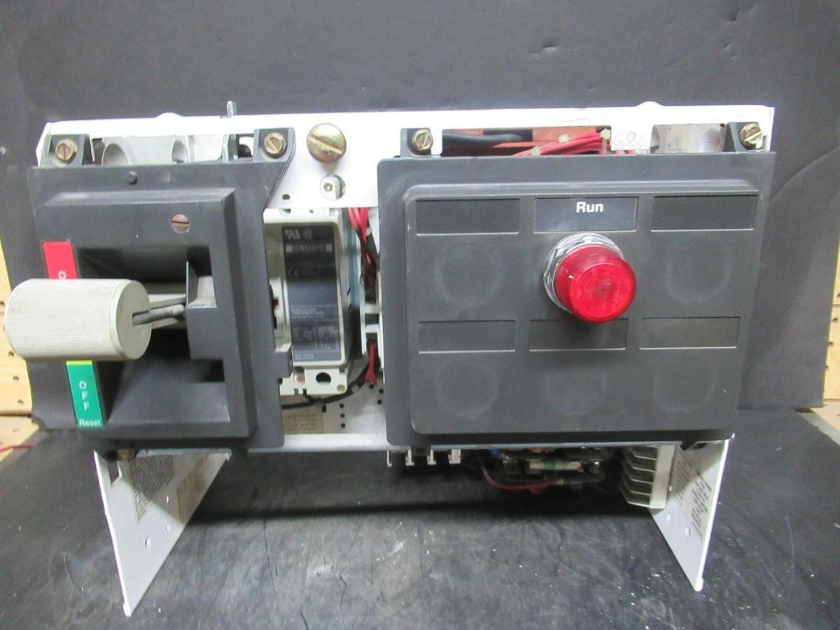 Used CUTLER HAMMER MOTOR STARTER CONTROL BUCKET MODEL: 2100 12" NEMA SIZE 1 3 AMP