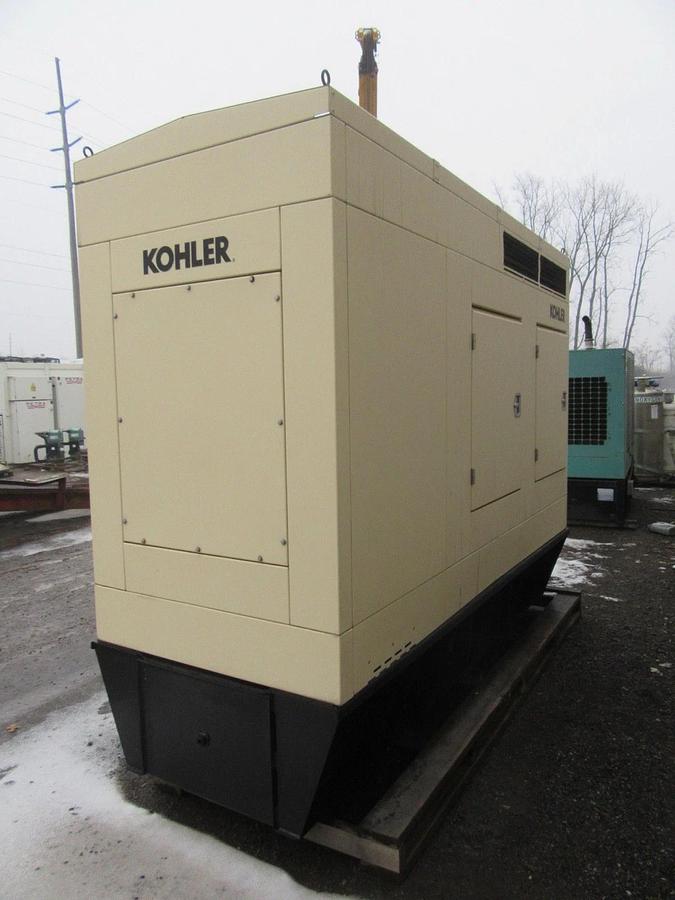 Used 40KW DIESEL GENERATOR  KOHLER 120/208V JOHN DEERE ENCLOSED VIDEO WE SHIP 40 KW