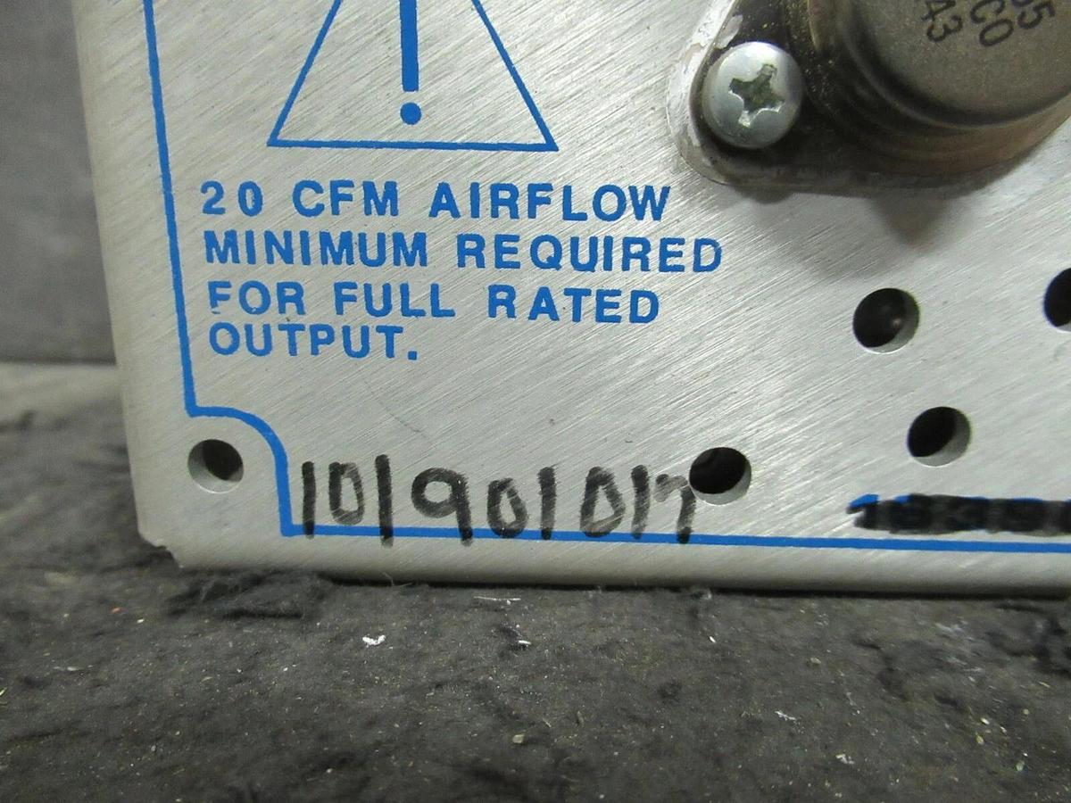 Used CONDOR DC POWER SUPPLY CP1202 IN 100/120/215/230-240 VAC OUT 20 VDC / 4 AMP