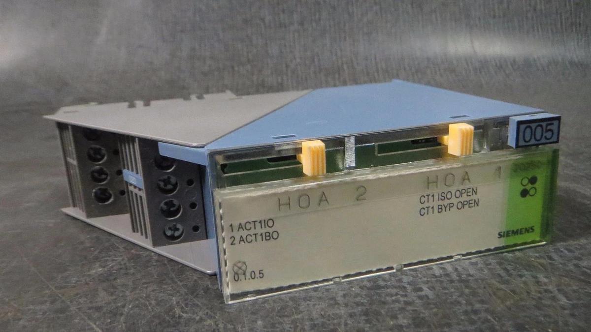 Used SIEMENS APOGEE POINT TERMINATION MODULE WITH BASE  MODEL: PTM6.20250-M